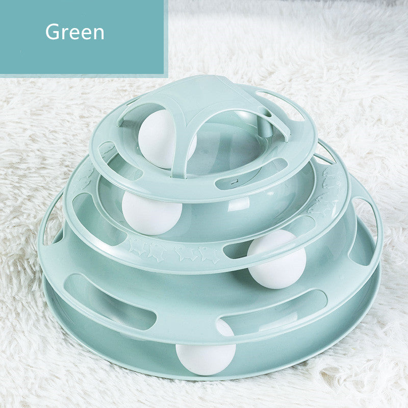 Cat Toys Turntable Ball Funny Cat Artifact