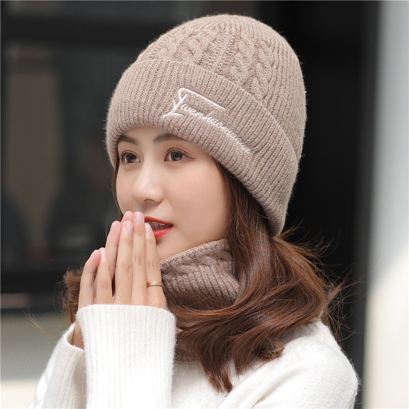 Two-piece Hat Scarf Set For Windproof