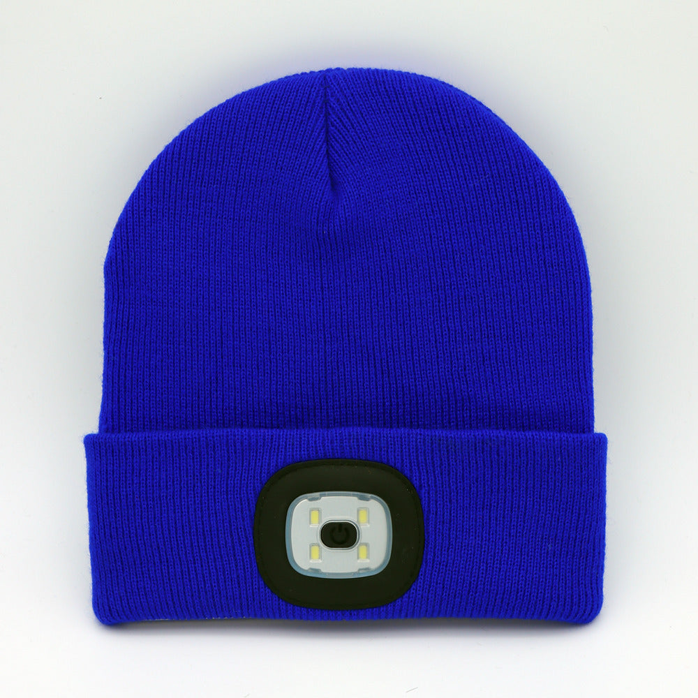 Children LED Warm Knitted Hat For Age of 4-8 Years Old