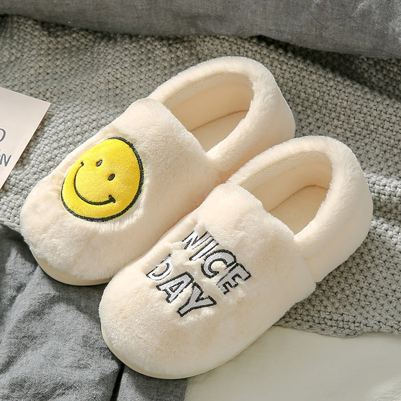 Lovers’ Winter Warm Home Plush Slippers