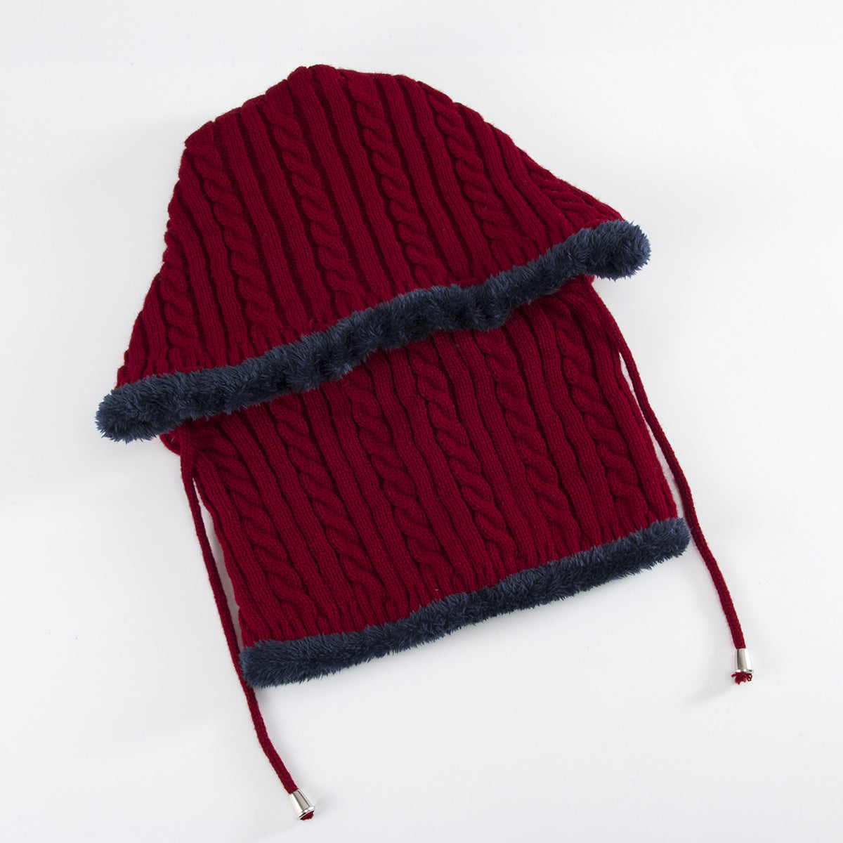 Ziibras™ Adjustment Knitted Scarf Ear Hat