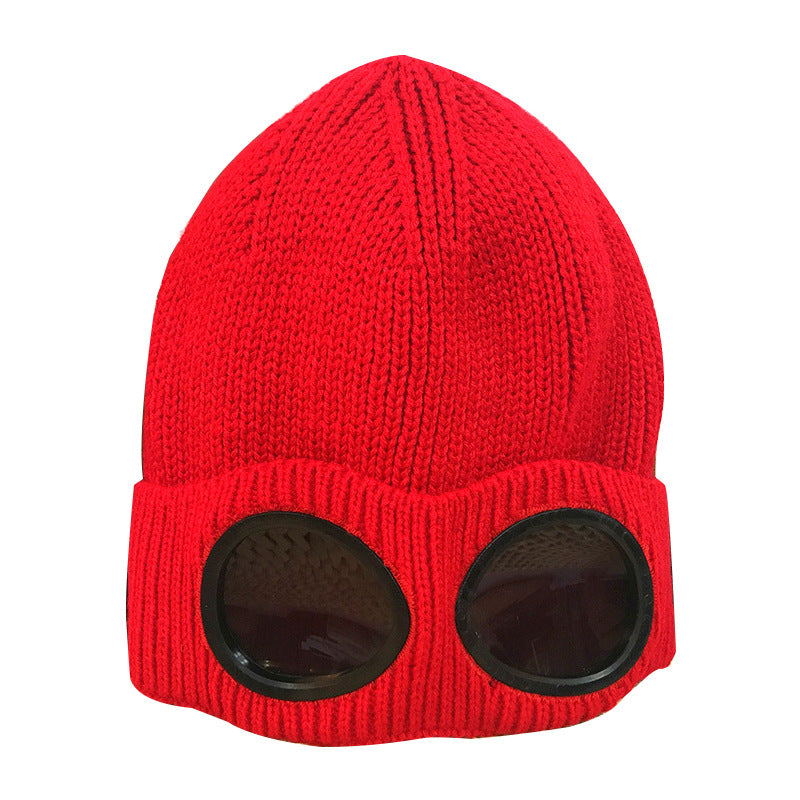 Cool Glass Windproof Knitted Hat For Outdoor