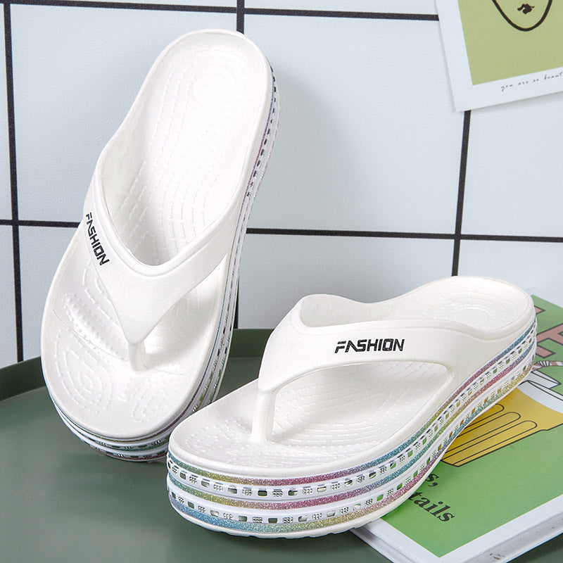 Non-slip Platform Flip-flops Slippers