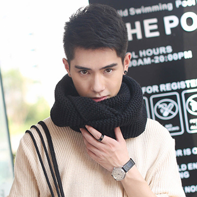 Lovers All-match Knitted Wool Neck Gaiter