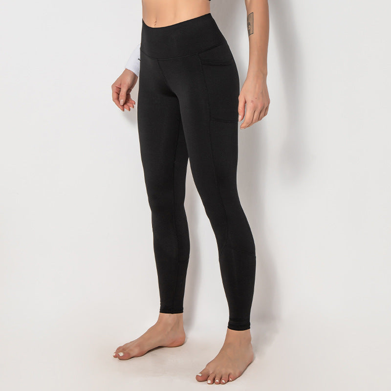 Stitched Side Pockets High Waist Yoga Pant For Fitness (S-2XL)