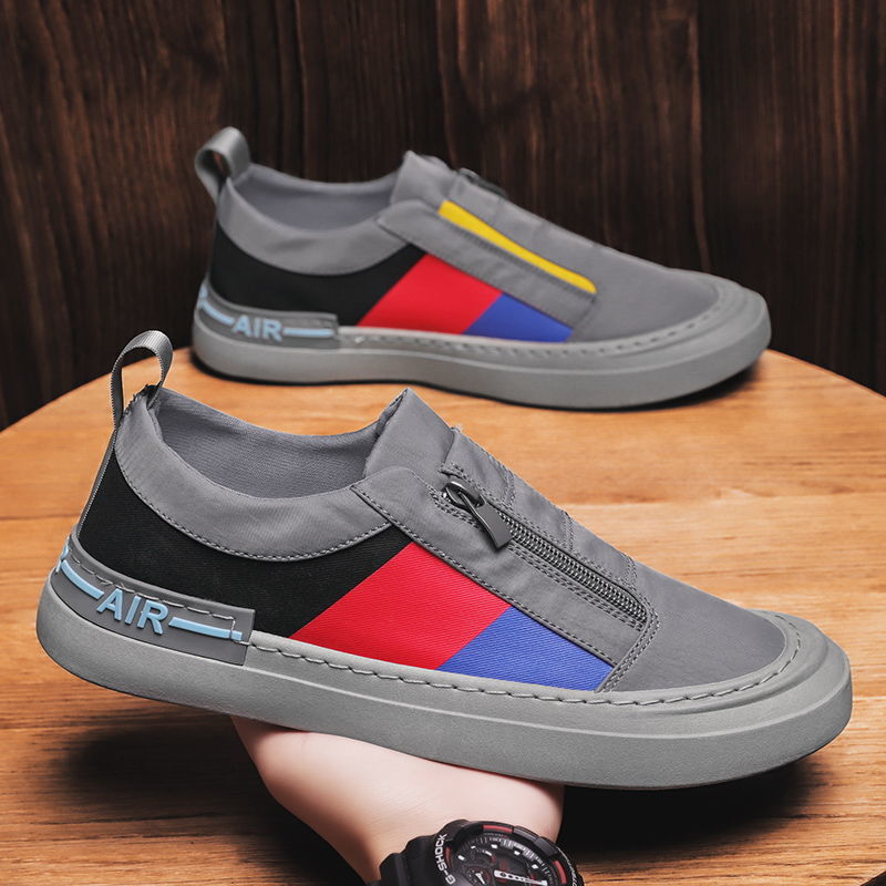 Men Casual Breathable Canvas Shoes For Sports