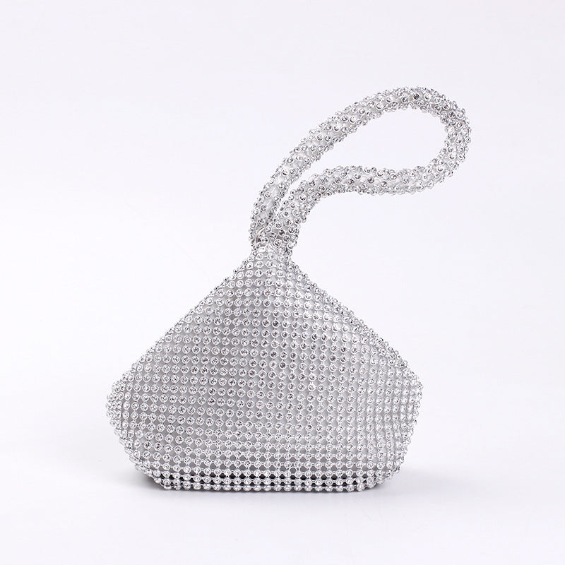 Fashionable Portable Rhinestone Mini Handbag Party Essential