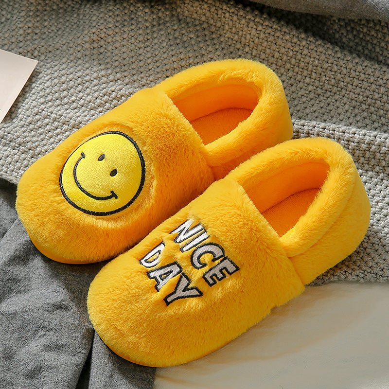Lovers’ Winter Warm Home Plush Slippers