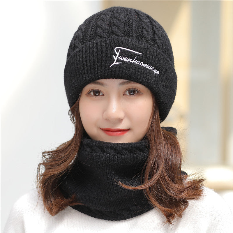 Two-piece Hat Scarf Set For Windproof