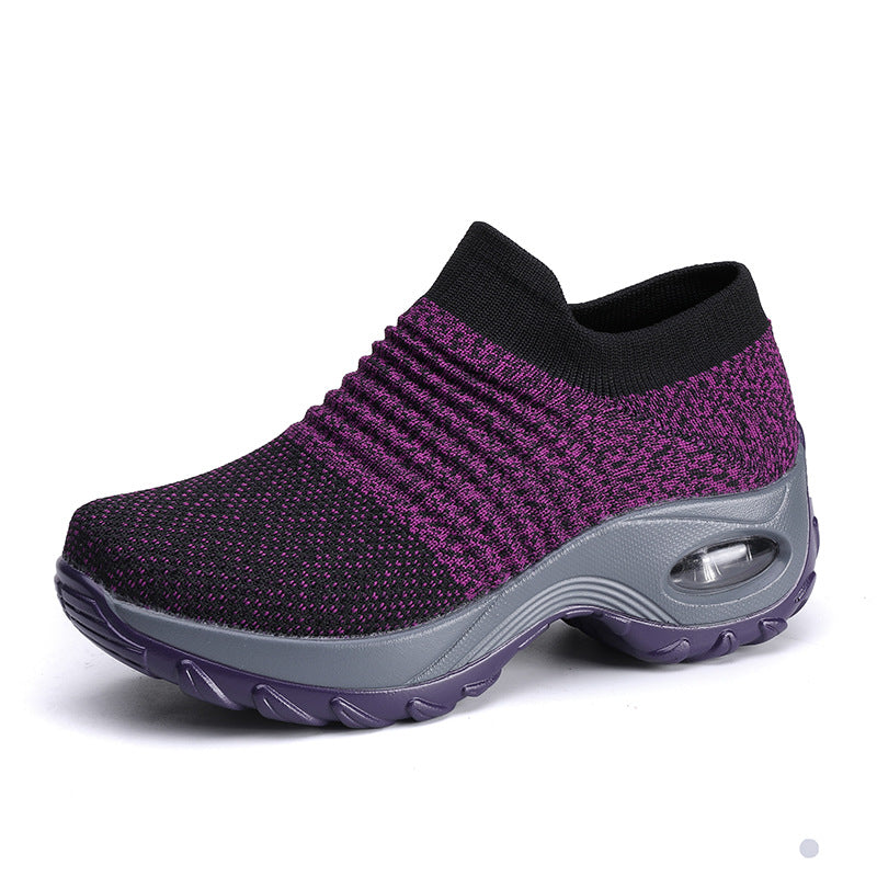 Air Cushion Socks Shoes Flying Knit Sneakers