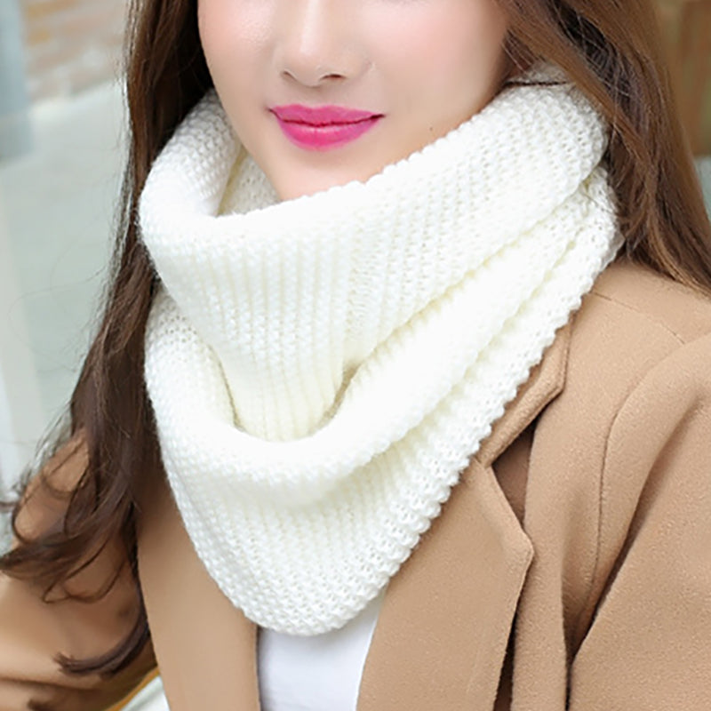 Lovers All-match Knitted Wool Neck Gaiter