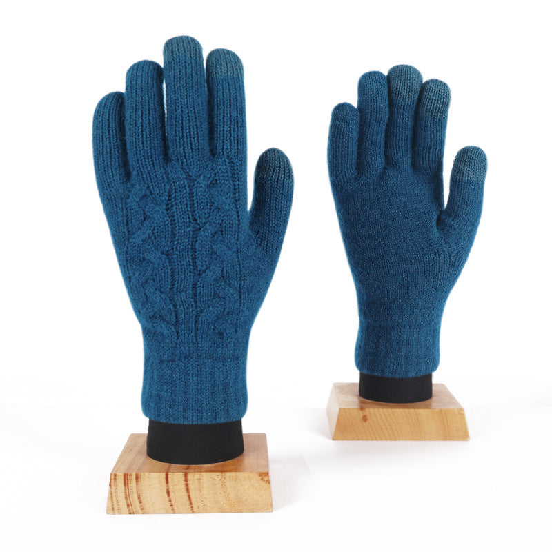 Fleece Touchscreen Outdoor Anti-slip Warm Gloves