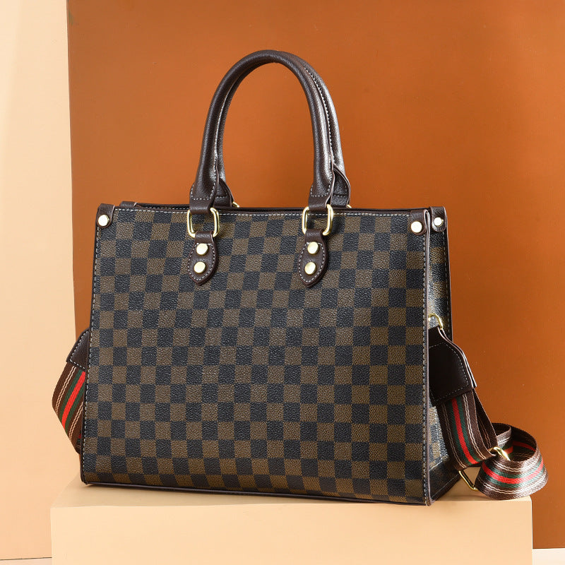 Large Capacity Printed Tote Handbag Shoulder Bag For Dating and Work