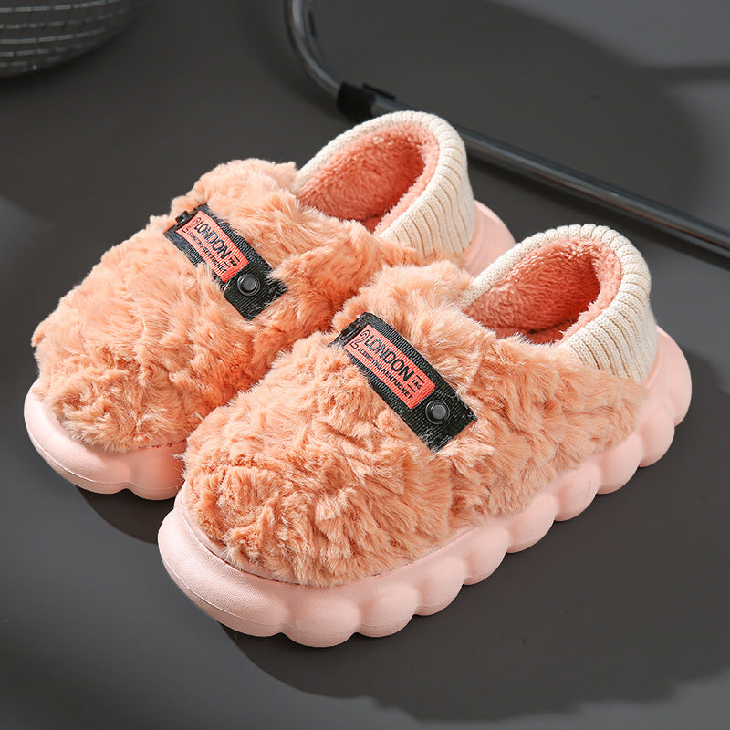 Winter Trendy Thick-Soled Plush Warm Shoes At Home Or Outdoors