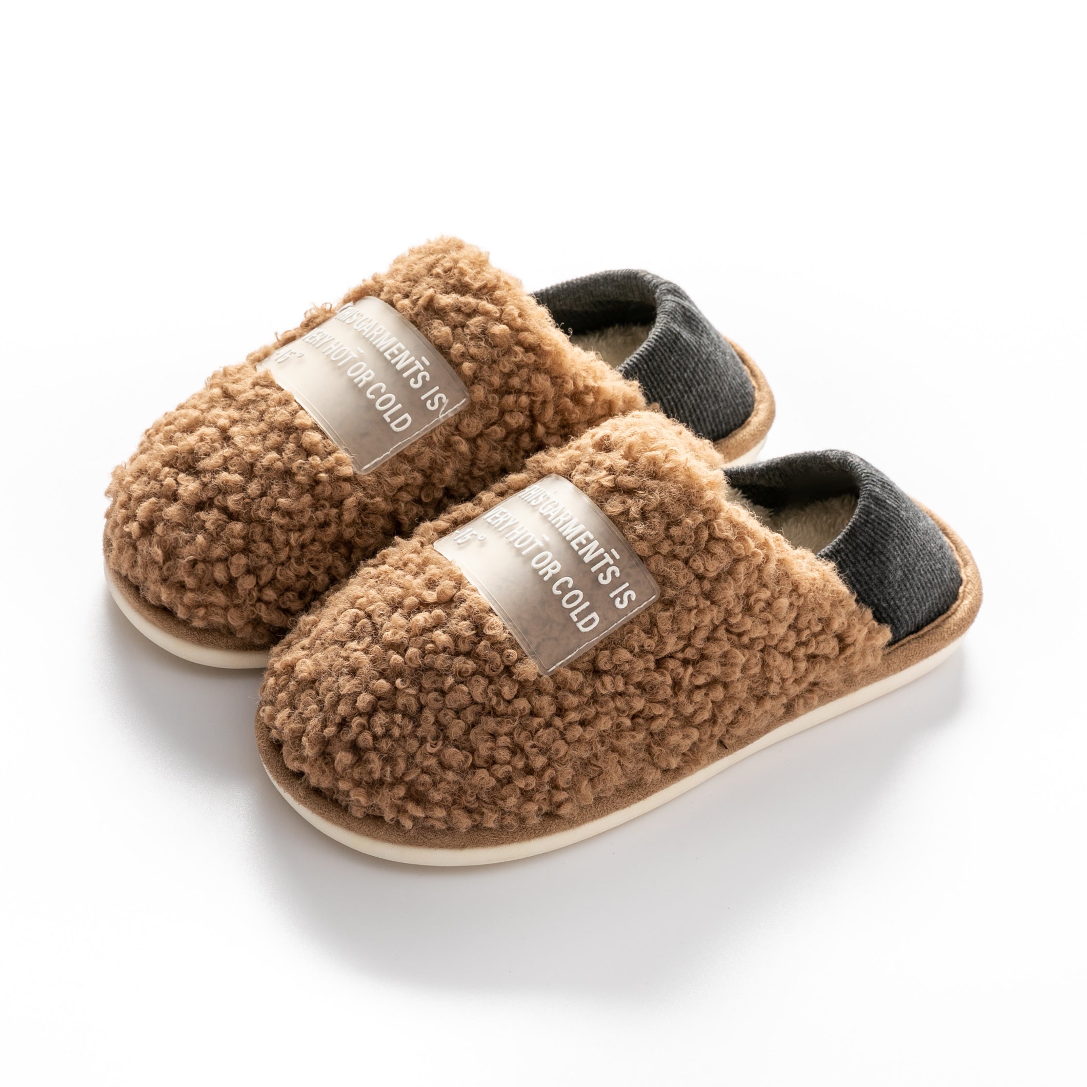 Winter Couples Home Soft Bottom Non-slip Warm Plush Slippers