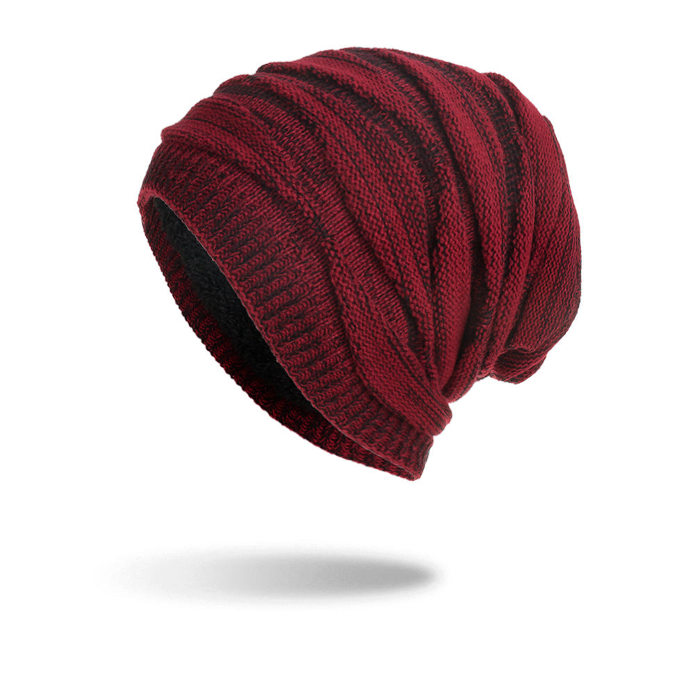 Winter Warm Diamond Knitted Hat For Outdoor