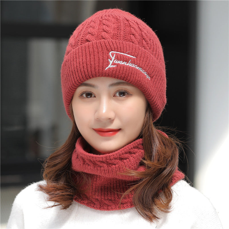 Two-piece Hat Scarf Set For Windproof
