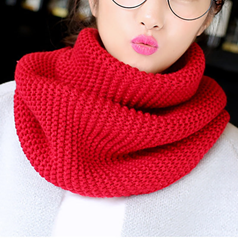 Lovers All-match Knitted Wool Neck Gaiter