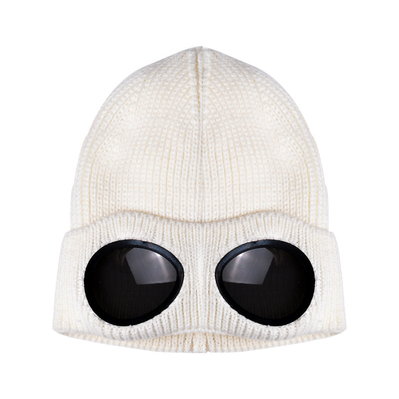 Cool Glass Windproof Knitted Hat For Outdoor