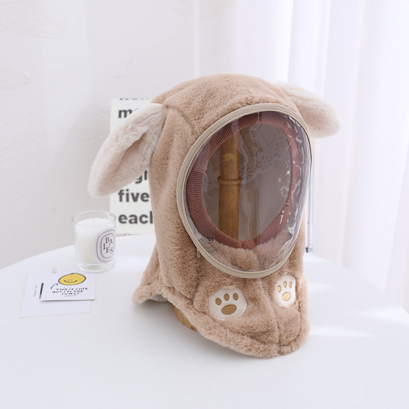 Children's Windproof Warm Hat And Face Mask One-Piece