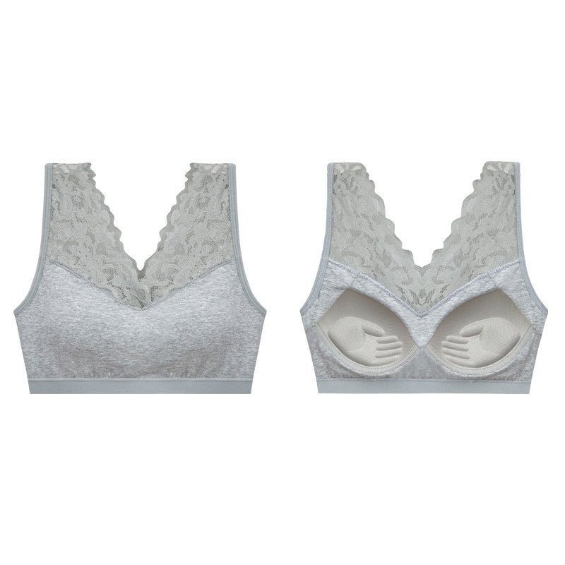 Sexy Back Wireless Lace Bra (S -XL)