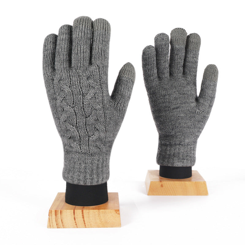 Fleece Touchscreen Outdoor Anti-slip Warm Gloves