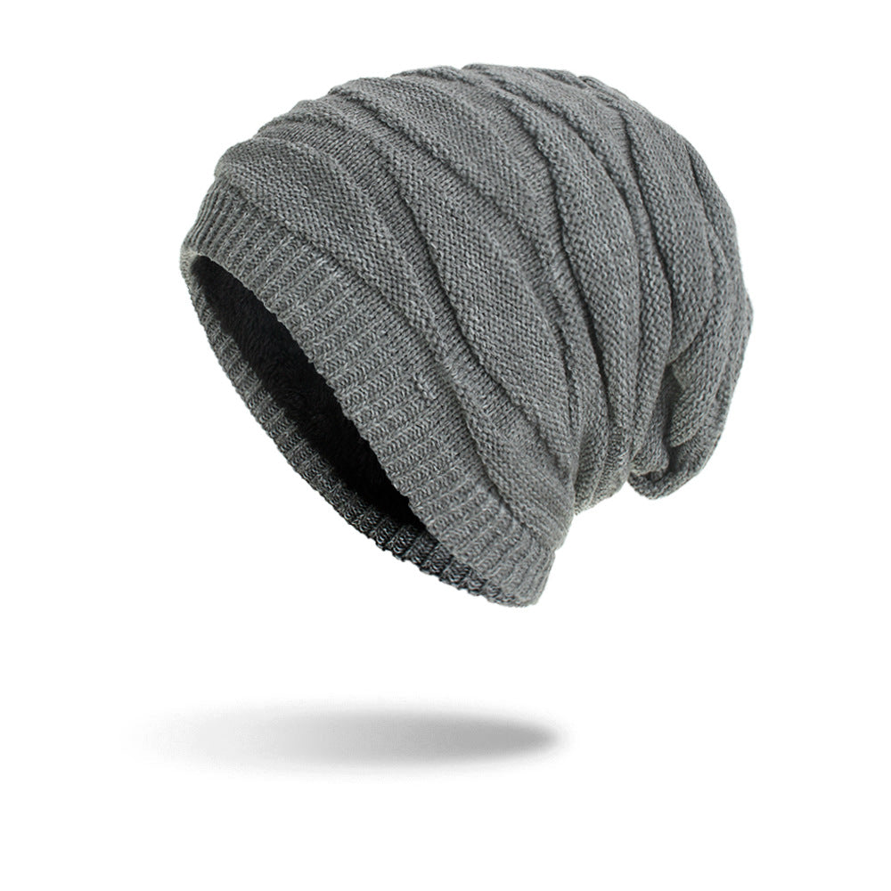 Winter Warm Diamond Knitted Hat For Outdoor