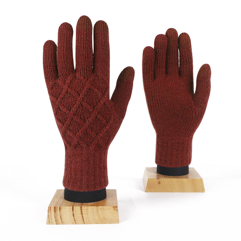 Windproof Knitted Touchscreen Warm Gloves