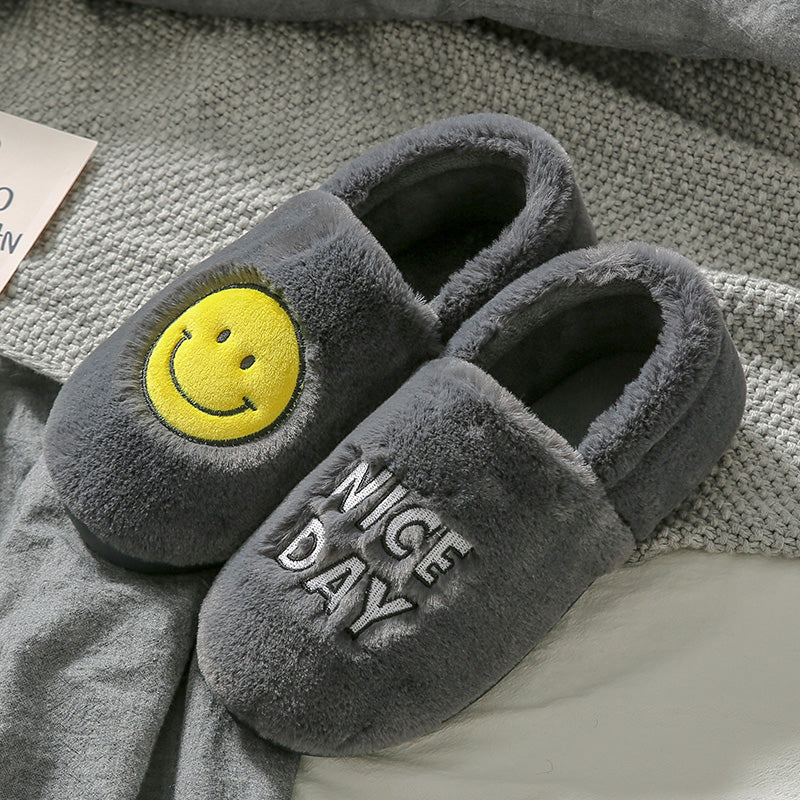 Lovers’ Winter Warm Home Plush Slippers