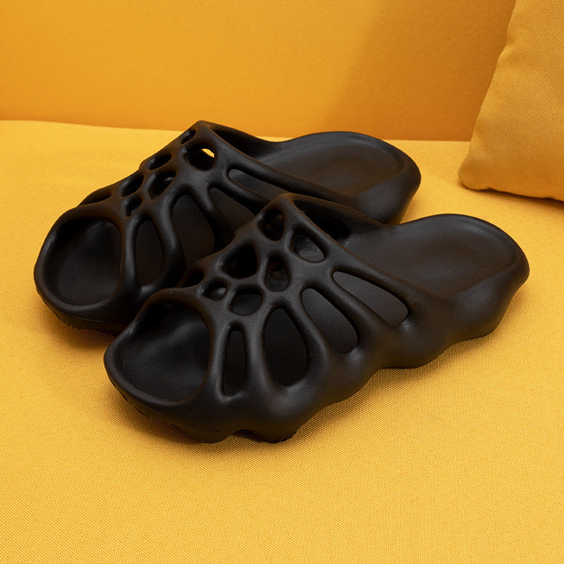 Lovers Soft Skull Platform Sandals For Home