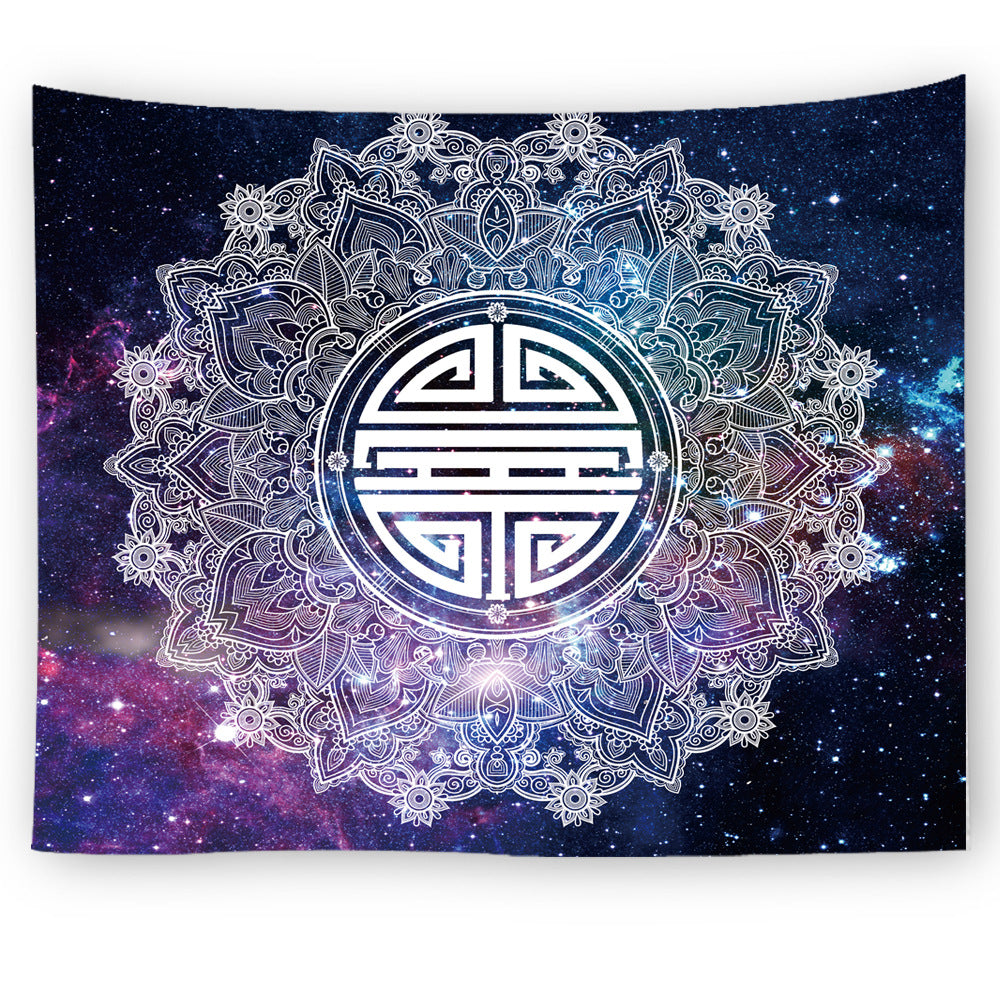 Sky Print Tapestry Beach Towel Blanket for Home and Outdoor