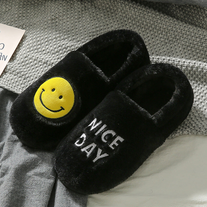 Lovers’ Winter Warm Home Plush Slippers