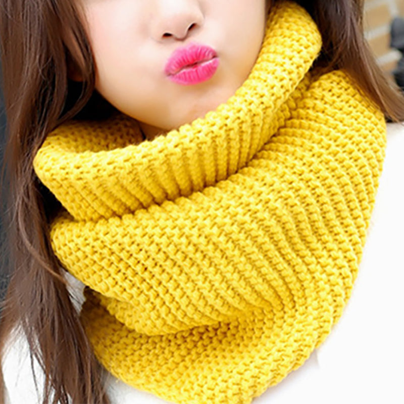 Lovers All-match Knitted Wool Neck Gaiter