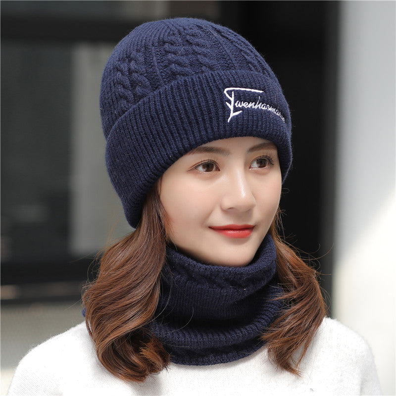 Two-piece Hat Scarf Set For Windproof