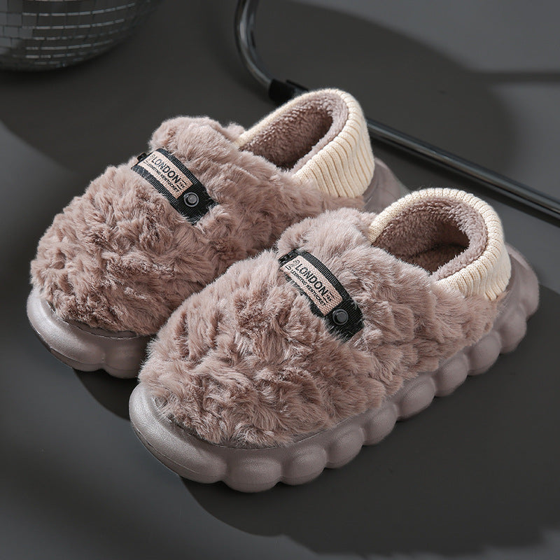 Winter Trendy Thick-Soled Plush Warm Shoes At Home Or Outdoors