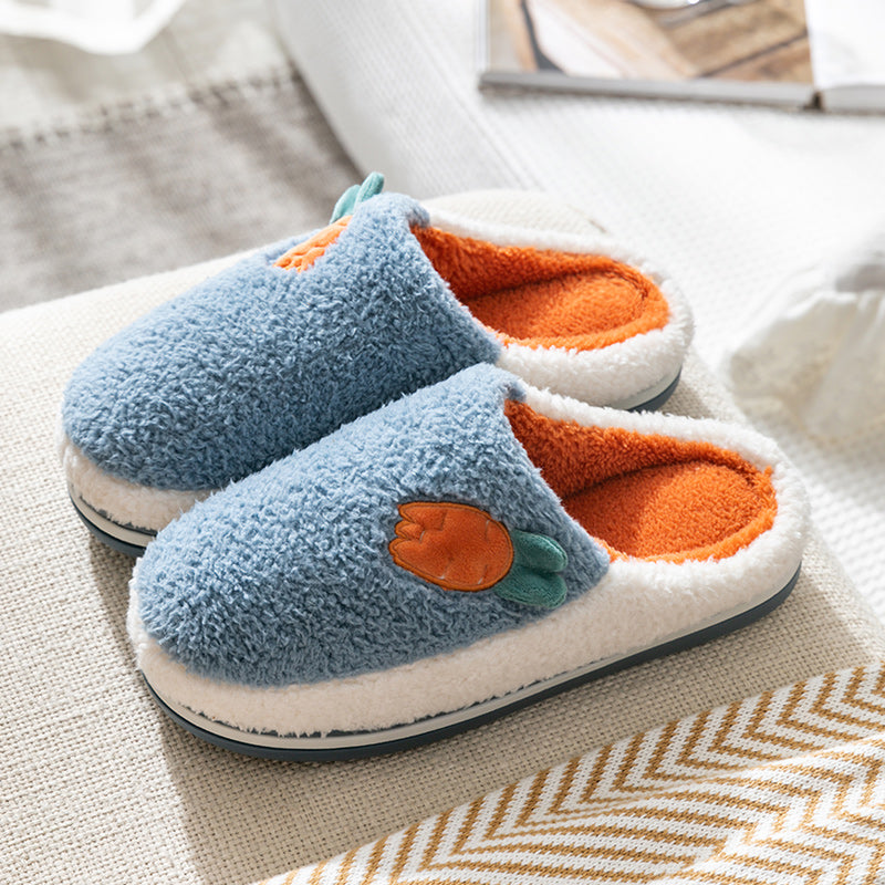 Lovers‘ Winter Home Non-Slip And Warm Plush Slippers