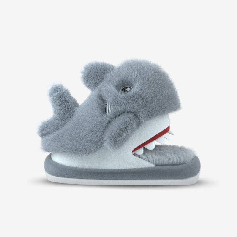 Winter Shark Slippers For Home