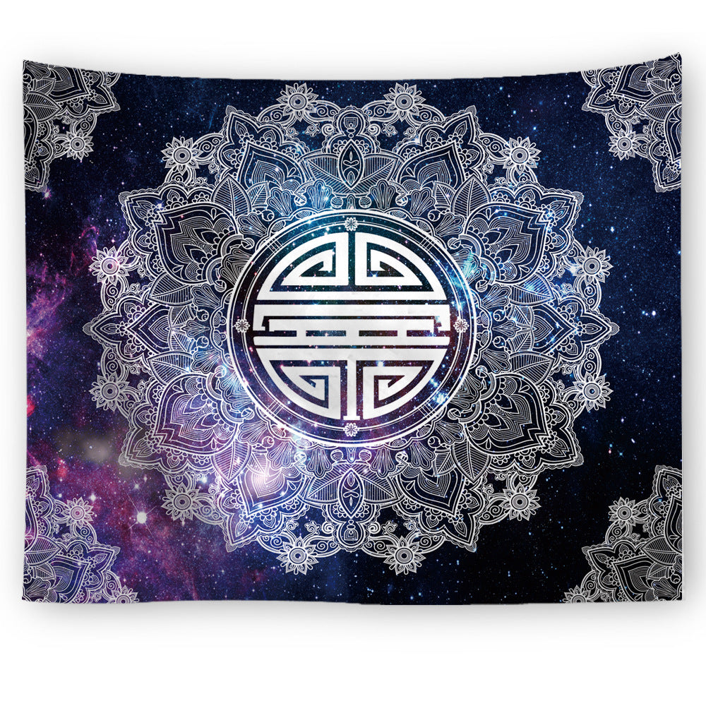 Sky Print Tapestry Beach Towel Blanket for Home and Outdoor