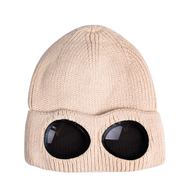 Cool Glass Windproof Knitted Hat For Outdoor
