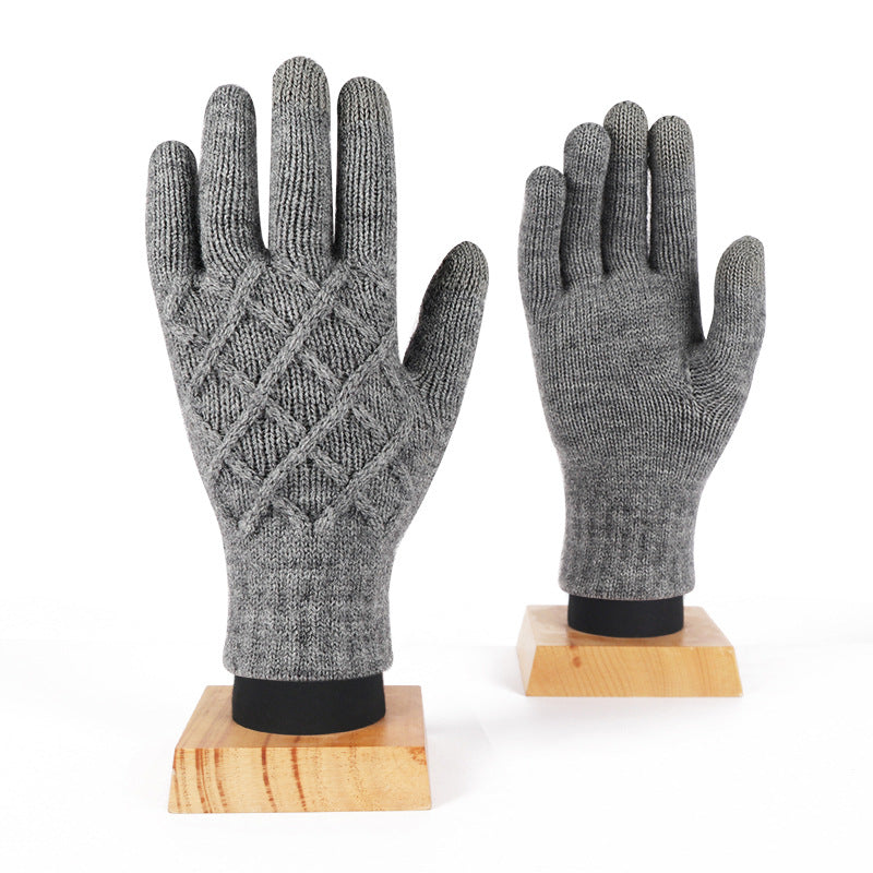 Windproof Knitted Touchscreen Warm Gloves