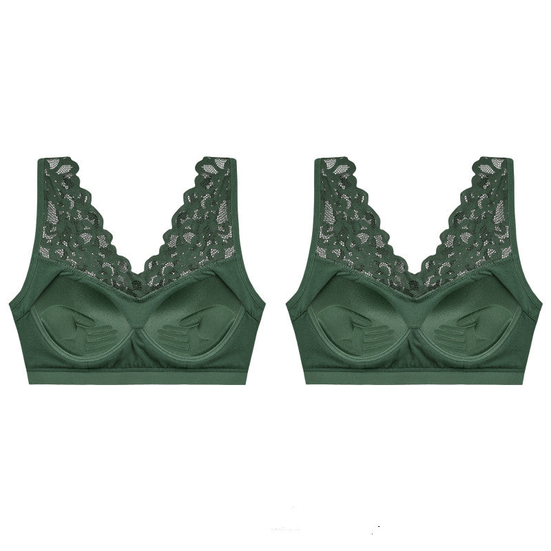 Sexy Back Wireless Lace Bra (S -XL)