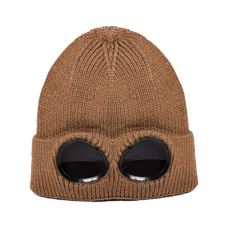 Cool Glass Windproof Knitted Hat For Outdoor
