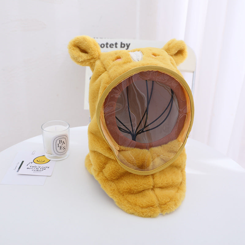 Children's Windproof Warm Hat And Face Mask One-Piece