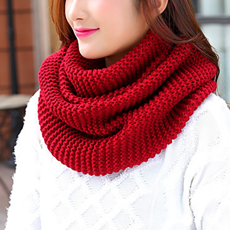 Lovers All-match Knitted Wool Neck Gaiter