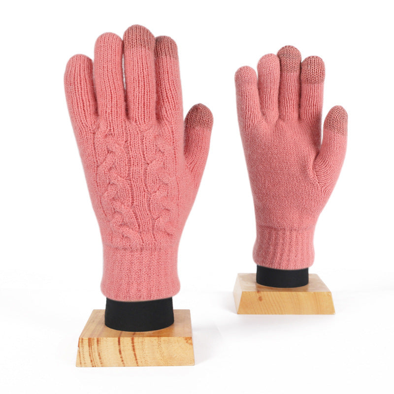 Fleece Touchscreen Outdoor Anti-slip Warm Gloves