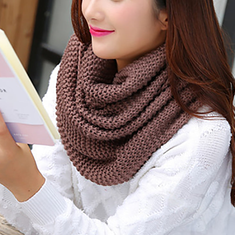 Lovers All-match Knitted Wool Neck Gaiter