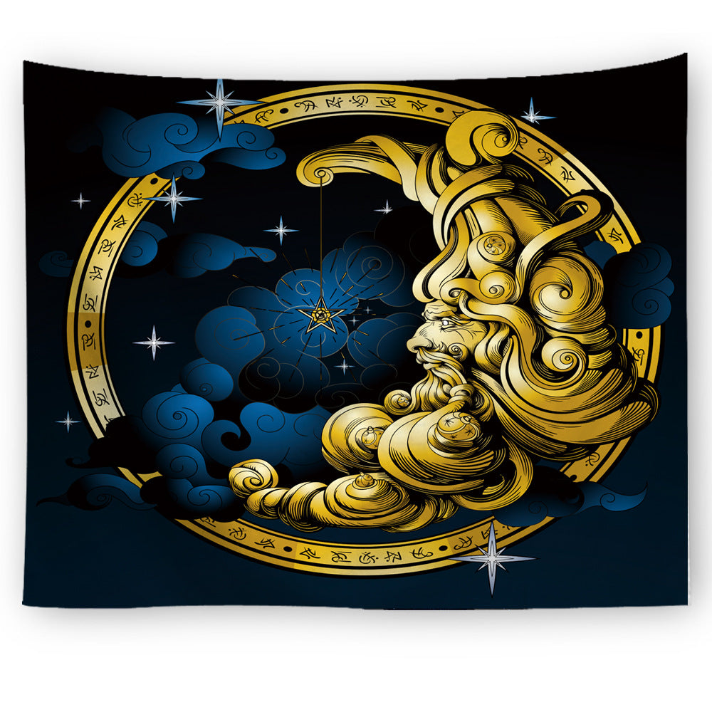 Sky Print Tapestry Beach Towel Blanket for Home and Outdoor