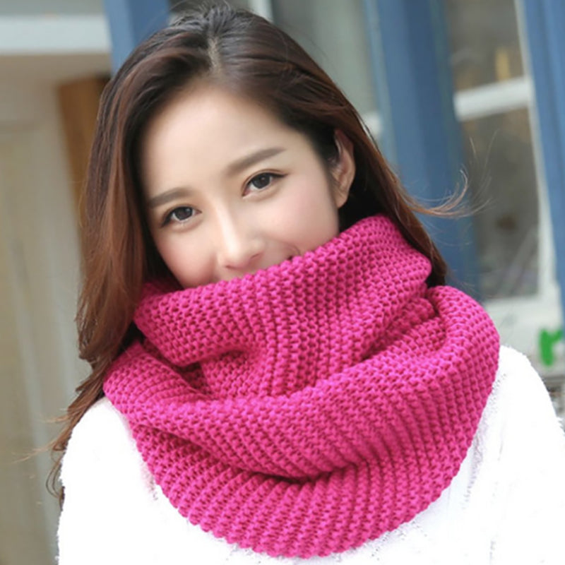 Lovers All-match Knitted Wool Neck Gaiter