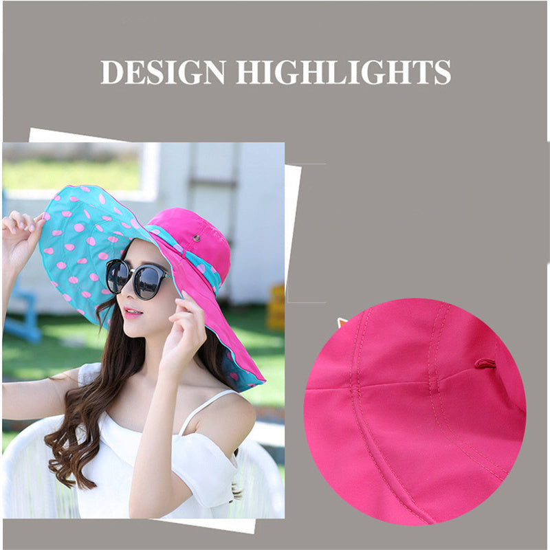 Uv protection sun hat for seaside vacation