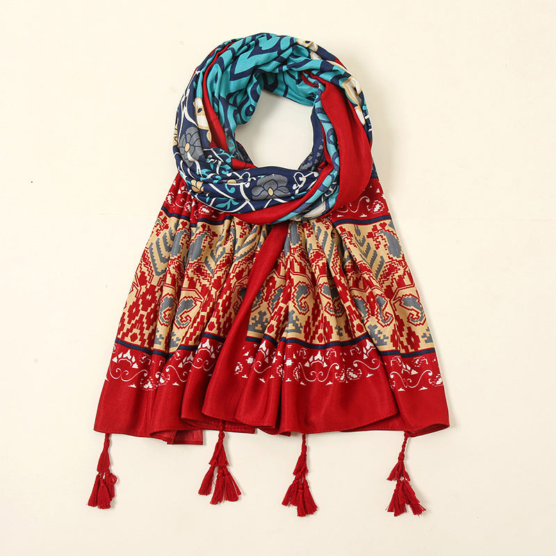 Vintage Bohemian Style Scarf